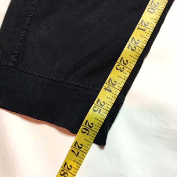 Bassike Utility Jogger Sweatpants Black Jersey Slouch - Picture 8 of 13